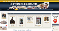 Desktop Screenshot of cigarettecardcollecting.com